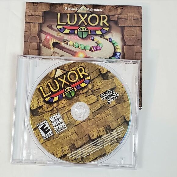 Luxor Game PC CD-ROM Sleeve - Picture 2 of 3